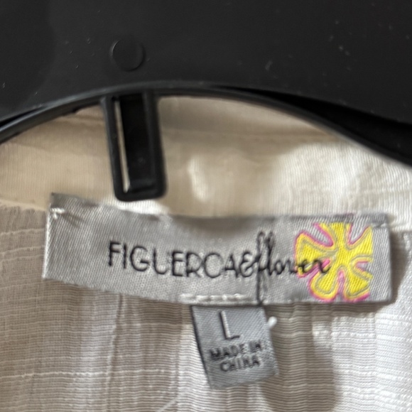 NWT FIGUEROA & FLOWER Cottage Rayon gauze Peasant dress Sz. L - Picture 8 of 10